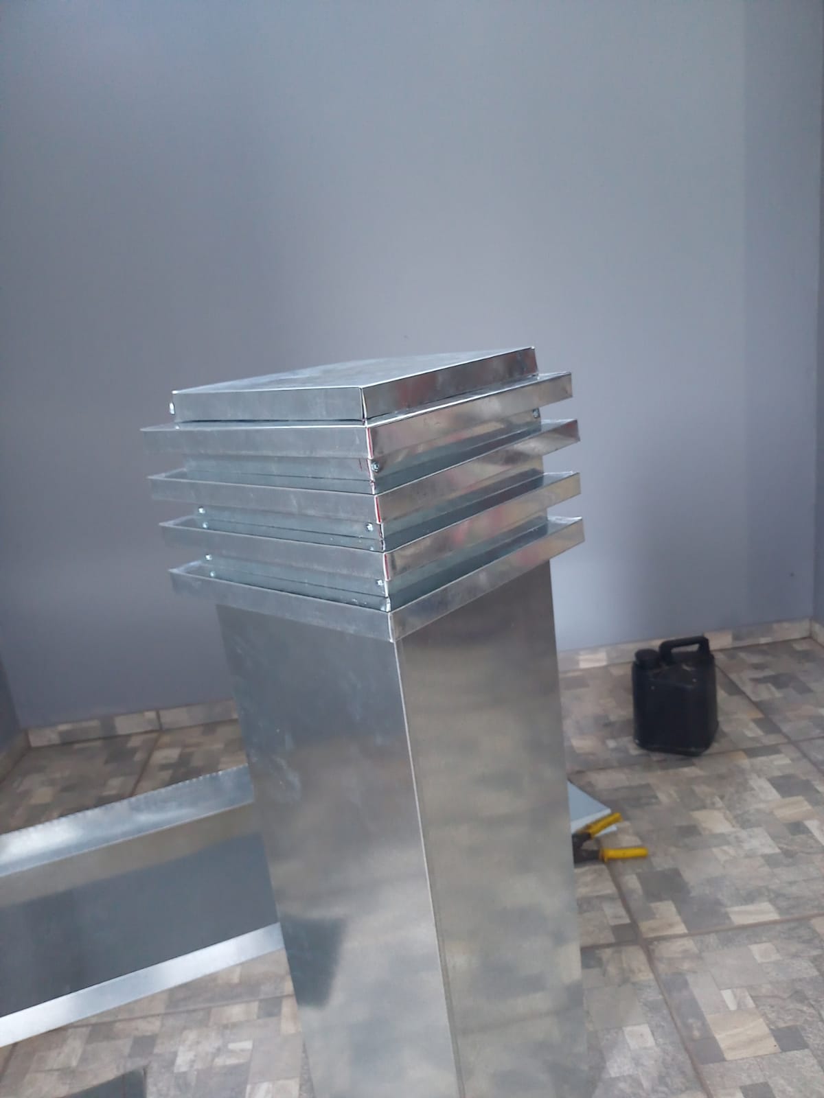 Obra de calhas e rufos da Calhas Show Campinas 2